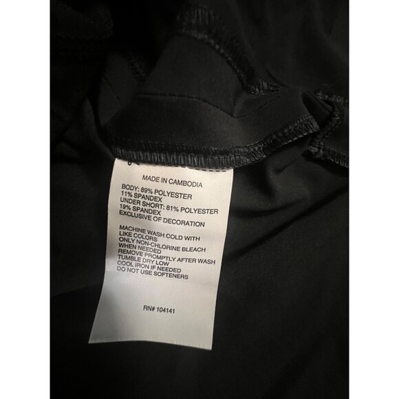 DSG Womens Mid-Rise Stride Skort L Black With Built-In Short - Picture 9 of 9